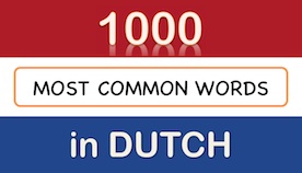 Dutch vocabulary for beginners