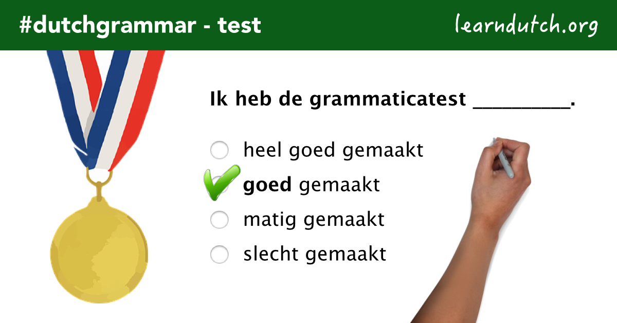 dutchgrammartestgoed Learn Dutch Online