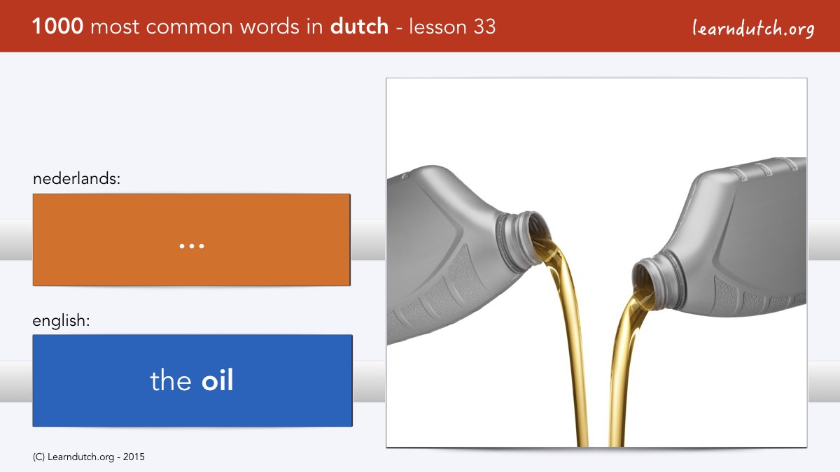 Vocabulary exercise - 33A - VISUAL - Learn Dutch Online