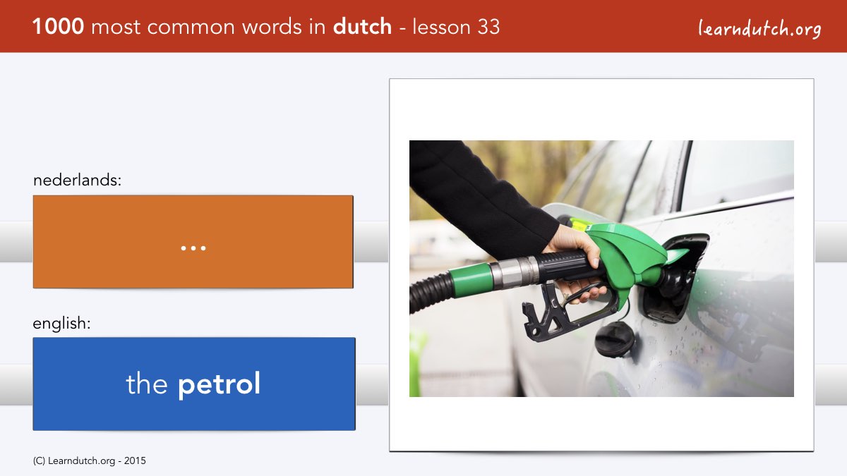 Vocabulary exercise - 33A - VISUAL - Learn Dutch Online