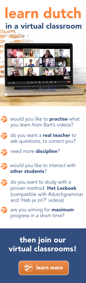 Join our virtual classrooms to learn Dutch!